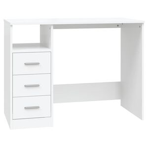 vidaXL Secret&aacute;ria c/ gavetas 102x50x76 cm derivados de madeira branco