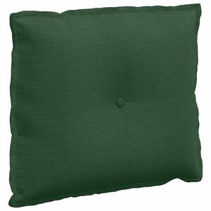 vidaXL Travesseiro para Costas Verde Selva 60 x 50 cm