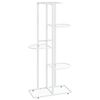 vidaXL Suporte de vasos c/ 5 prateleiras 43x22x98 cm metal branco