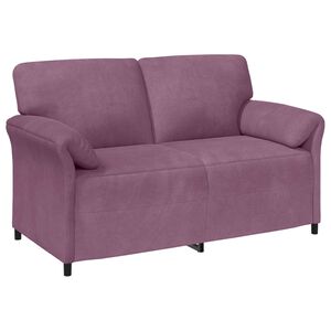 vidaXL Sof&aacute; para 2 Pessoas Roxo 158 x 83 x 95 cm Veludo