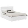 vidaXL Estrutura da Cama Branco 160 x 200 cm Derivados de Madeira