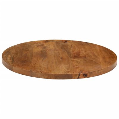 vidaXL Tampo de mesa redondo Ø40x2,5cm madeira de mangueira maciça