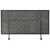 vidaXL Mesa de centro dobrável estilo vintage metal 100x50x45 cm preto