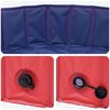 vidaXL Piscina Dobr&aacute;vel para C&atilde;es Vermelho e Azul 80 x 80 x 20 cm PVC