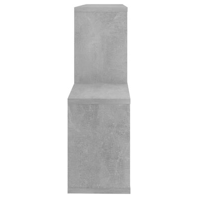 vidaXL Estante de parede 100x18x53 cm contraplacado cinzento cimento