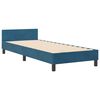 vidaXL Cama Box com cabeceira Azul Escuro 80 x 200 cm Veludo