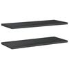 vidaXL Prateleiras de parede 2 pcs 100x40 cm a&ccedil;o inoxid&aacute;vel prateado
