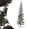 vidaXL &Aacute;rvore de Natal fina 240 cm preto