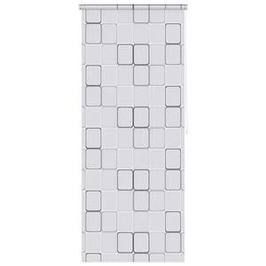 vidaXL Estore de rolo para o duche 80x240 cm quadrados