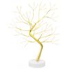 vidaXL Mini &aacute;rvore de Natal Starburst 2 unid. Ouro 12 x 50 cm A&ccedil;o
