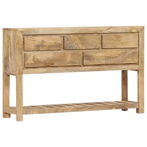 vidaXL Aparador 120x30x75 cm madeira de mangueira maci&ccedil;a