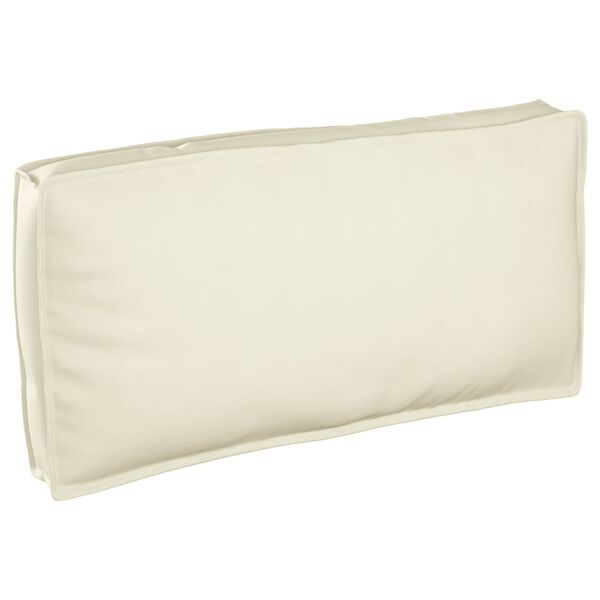 vidaXL Almofada Creme 120 x 60 x 12 cm Tecido Oxford