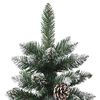 vidaXL &Aacute;rvore de Natal Artificial Verde 180 cm PVC, Pl&aacute;stico e A&ccedil;o
