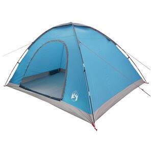 vidaXL Barraca de Camping com telhado Azul 335 x 275 x 180 cm
