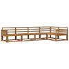 vidaXL Conjunto de Sof&aacute;s para Exterior 5 pcs Natural