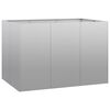 vidaXL Planter 120x80x80 cm a&ccedil;o galvanizado