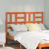 vidaXL Cabeceira de Cama com cabeceira Marrom Cera 145,5 x 4 x 104 cm
