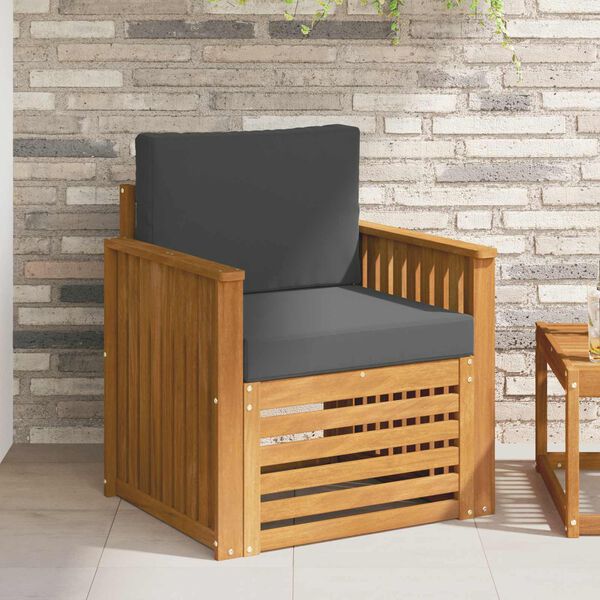 vidaXL Conjunto de Sof&aacute;s para Exterior Natural 71 x 63 x 73 cm