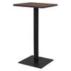vidaXL Mesa bistr&ocirc; 60x60x107 cm cor madeira de freixo escura