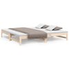 vidaXL Sof&aacute;-cama de puxar 90x200 cm madeira de pinho maci&ccedil;a