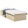 vidaXL Estrado de cama Carvalho Sonoma 80 x 200 cm