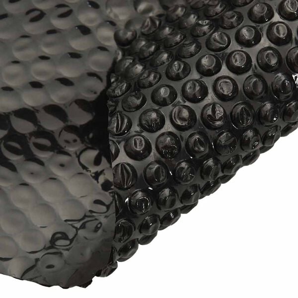 vidaXL Cobertura para piscina 455 cm PE preto