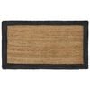 vidaXL Tapetes de &aacute;rea Cinzento-Escuro 60 x 110 cm Juta