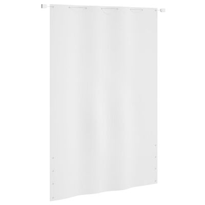 vidaXL Tela de varanda 160x240 cm tecido Oxford branco