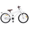 vidaXL Bicicleta Infantil 20 Polegadas para 6-11 Anos Branco