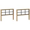 vidaXL M&oacute;dulo de Bra&ccedil;os 2 pcs Branco 80 x 6 x 61 cm