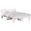 vidaXL Estrutura da Cama com cabeceira Branco 150 x 200 cm
