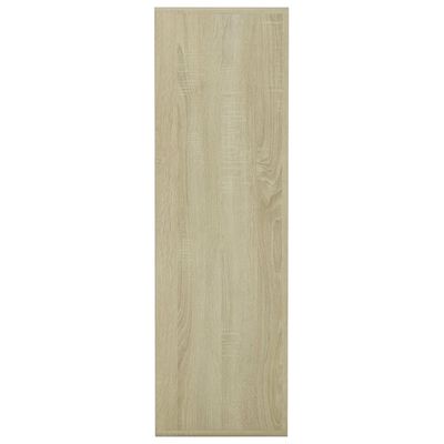 vidaXL Estante 98x29x97,5cm derivados madeira branco e carvalho sonoma