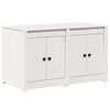 vidaXL Arm&aacute;rio de Cozinha com porta MEPPEL Branco 106 x 55 x 64 cm