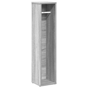 vidaXL Arm&aacute;rio de banheiro com porta-papel higi&ecirc;nico cinza Sonoma