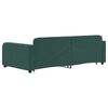vidaXL Sof&aacute;-cama com gavet&atilde;o 100x200 cm veludo verde-escuro