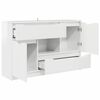 vidaXL Buffet Branco Brilhante 100 x 30 x 65,6 Madeira processada