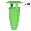 vidaXL Armadilhas para lesmas e carac&oacute;is 18 pcs verde