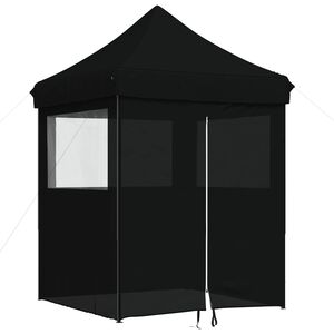 vidaXL Tenda de Festa Preto 200 x 200 x 306 cm Tecido Oxford