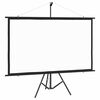 vidaXL Tela de proje&ccedil;&atilde;o com trip&eacute; 72" 16:9