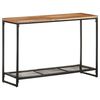 vidaXL Mesa consola 110x35x75 cm madeira de ac&aacute;cia maci&ccedil;a