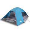 vidaXL Tenda de campismo c&uacute;pula para 4 pessoas imperme&aacute;vel azul