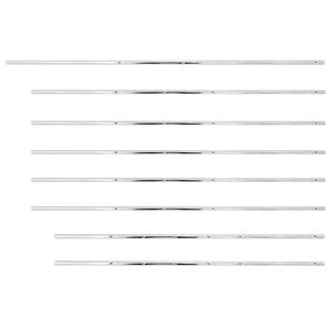 vidaXL Barras para matraquilhos 8 pcs 15,9 mm