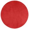 vidaXL Tapete de pelo curto OVIEDO &Oslash; 160 cm vermelho