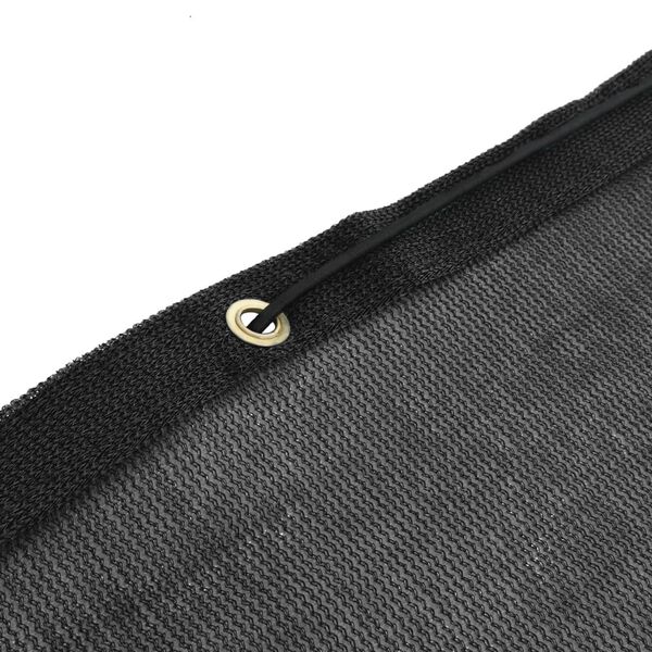 vidaXL Rede de prote&ccedil;&atilde;o para contentor PEAD 4x8 m preto