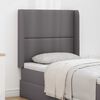 vidaXL Orelha de Cabeceira Cinzeto PVC