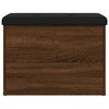 vidaXL Banco arruma&ccedil;&atilde;o 62x42x45 cm derivados madeira carvalho castanho