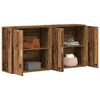 vidaXL Buffet 2 pcs Madeira antiga 79 x 38 x 80 cm Madeira processada