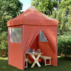 vidaXL Tenda de Festa Terracota 200 x 200 x 306 cm Tecido Oxford