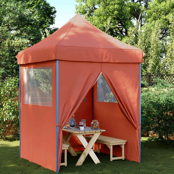 vidaXL Tenda de Festa Terracota 200 x 200 x 306 cm Tecido Oxford