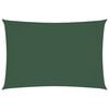 vidaXL Para-sol vela tecido oxford retangular 3x5 m verde-escuro